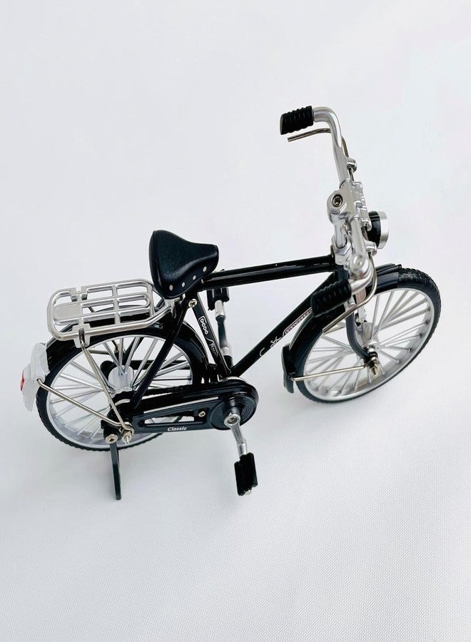 Coracy Bicycle Model Decoration Alloy Finger Bike Miniature for Home Kids Black with Pump | Contemporary Manufacture | Cars, Trucks & Vans | Diecast & Toy Vehicles - Image 3